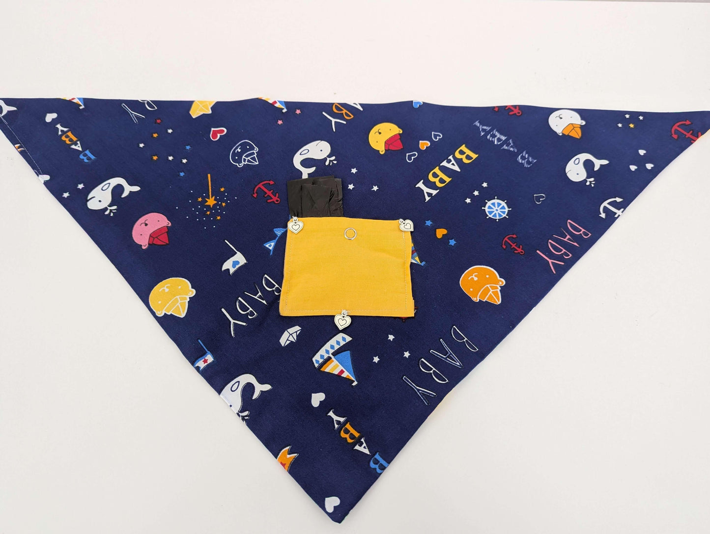 Luxury M/L Dog Bandanas with Pocket - Bandanas by Fenja