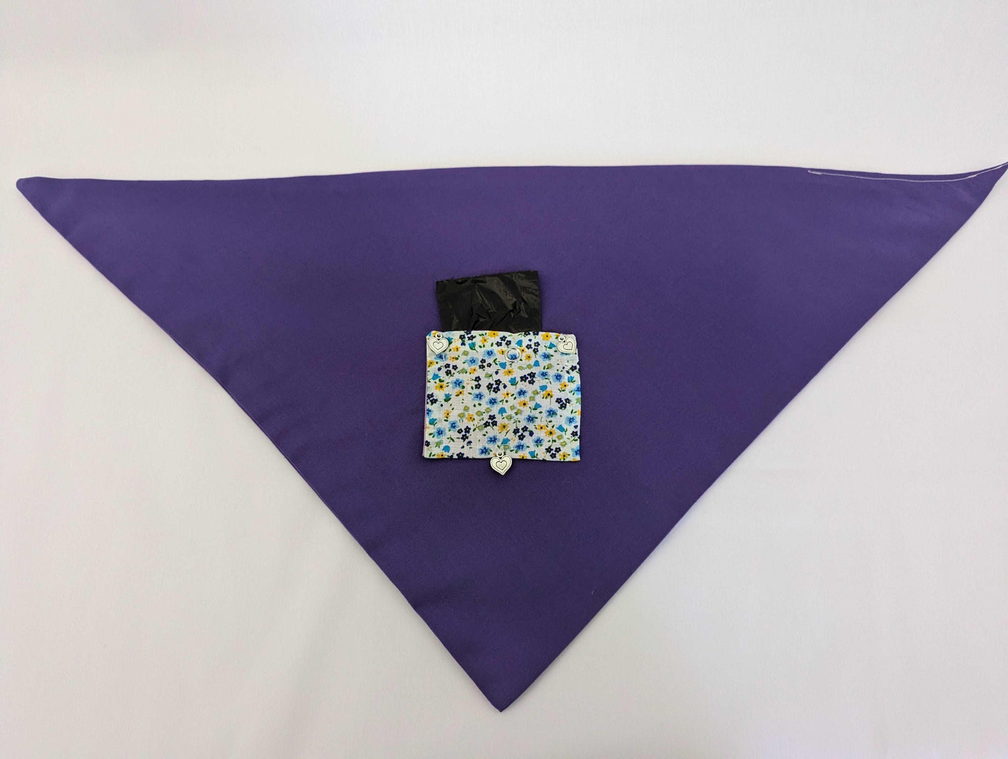 Dog Bandanas M/L - Classic Plain Purple - Bandanas by Fenja